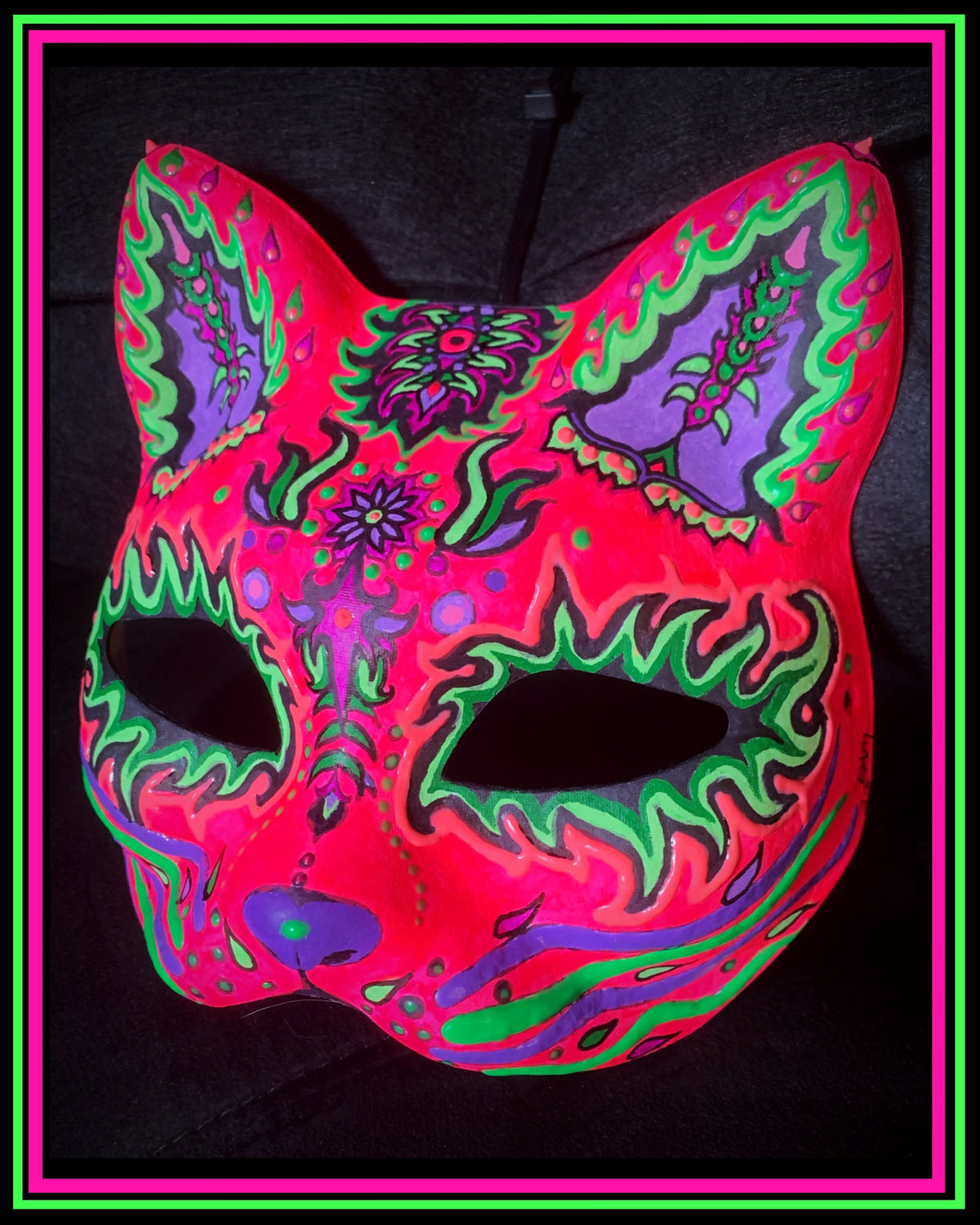 Pink Magic Meow Mask