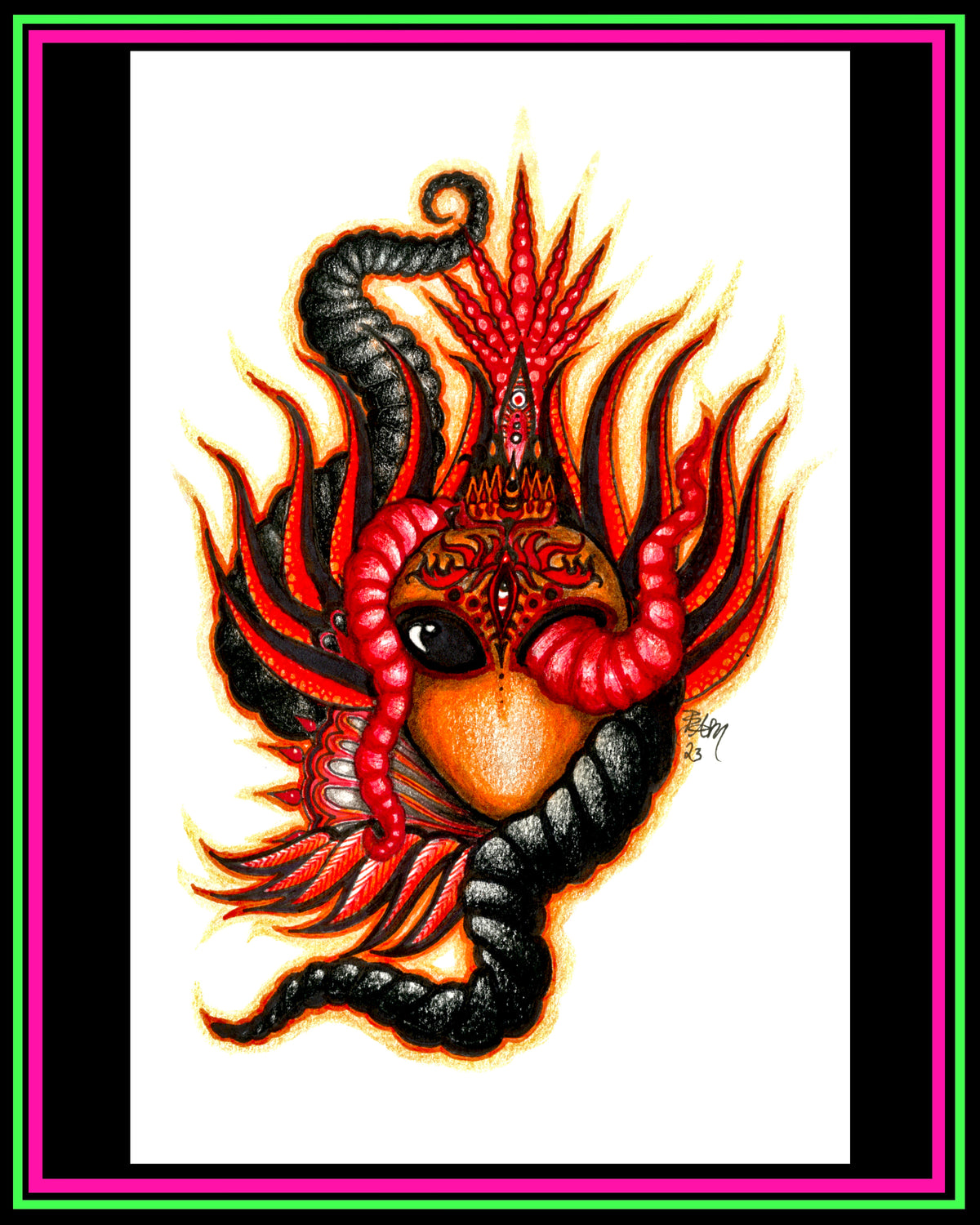 "Portesas Fteppmus" Print