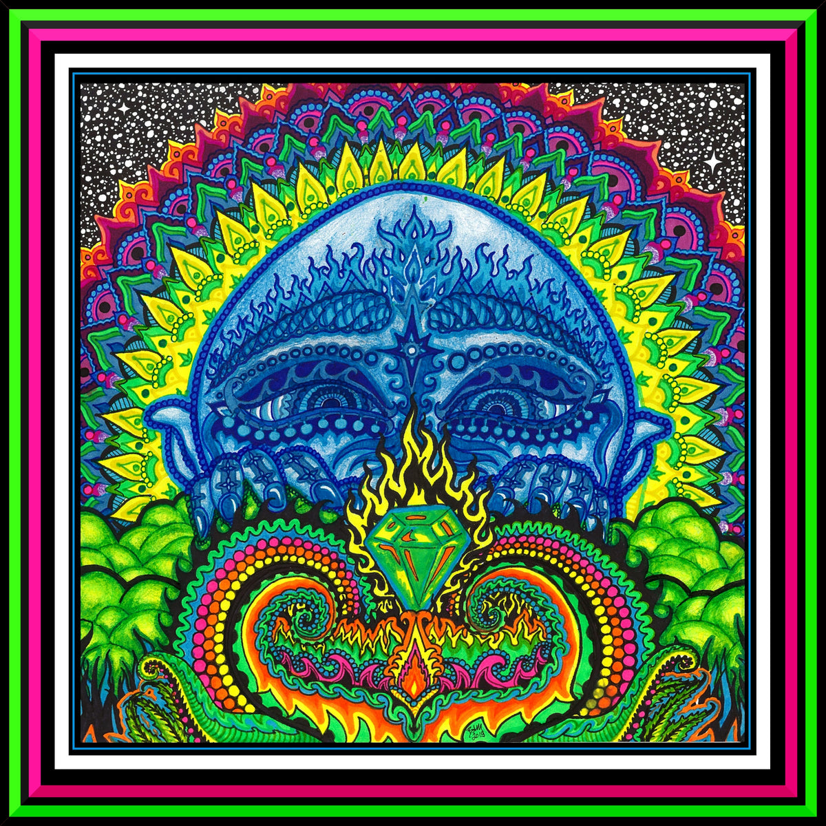 "Om Mani Padme Yum" Print