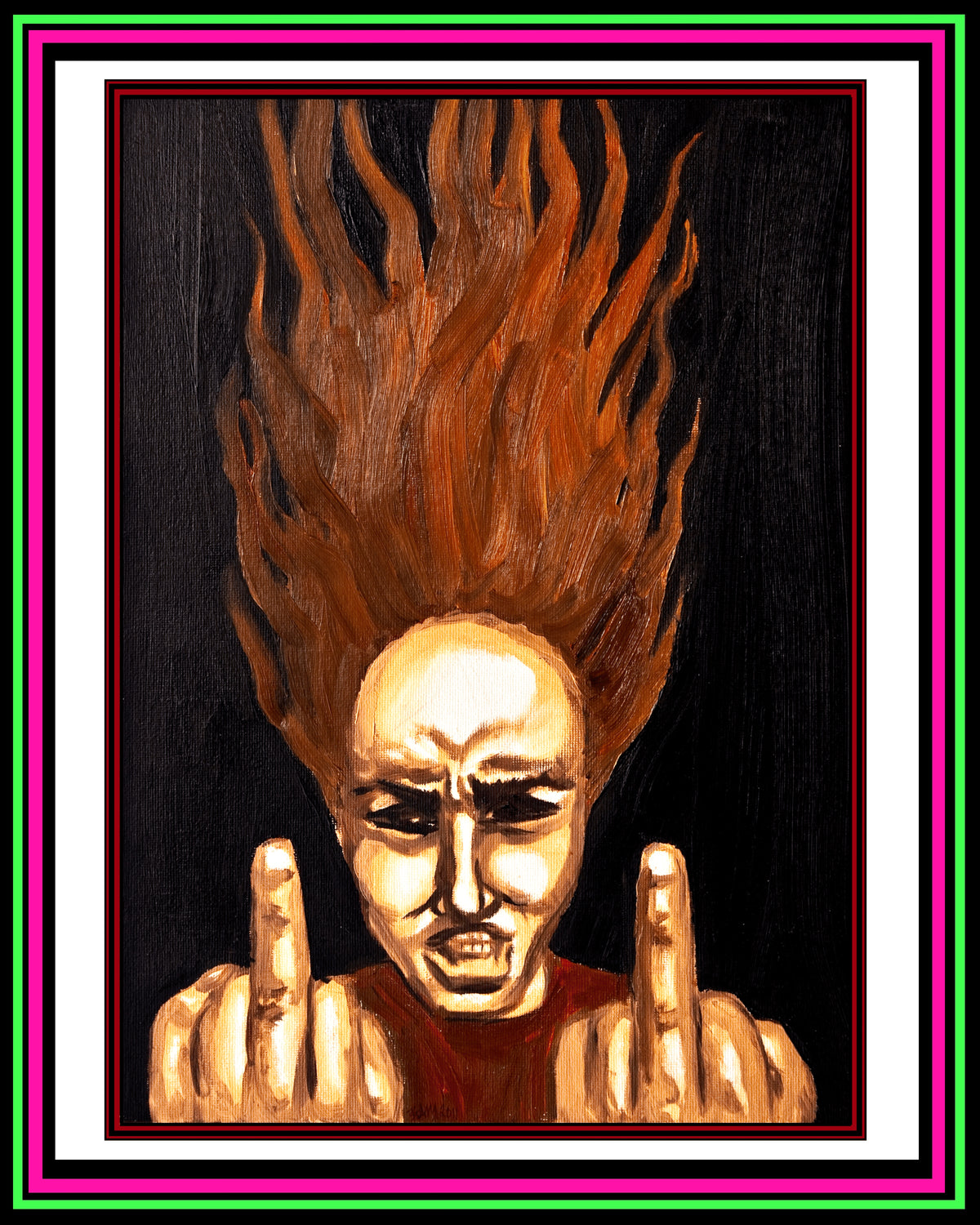 "F-U" Print