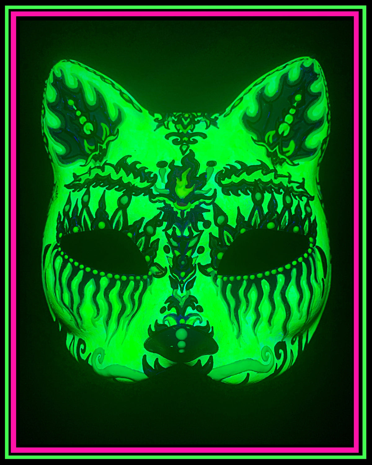 Yellow Magic Meow Mask