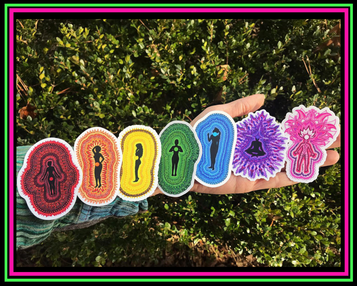 Entire “Chakra Series” vinyl, sticker set