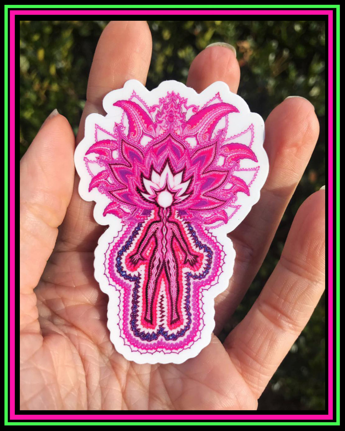 “Crown Chakra” vinyl sticker