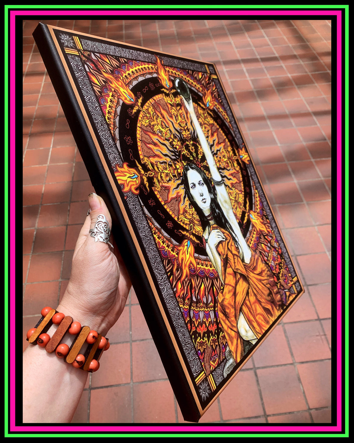 "Black Sun" Canvas Print