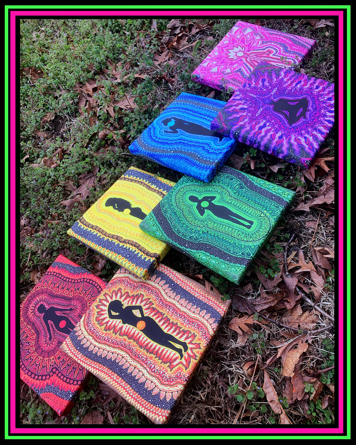 7 Chakra Series Canvas Print Set (16% off)