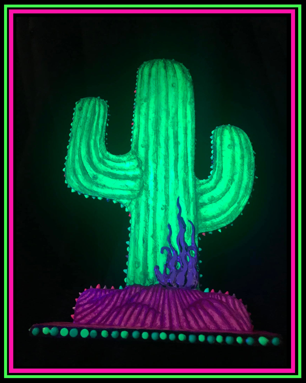 Hand Painted Kaktus