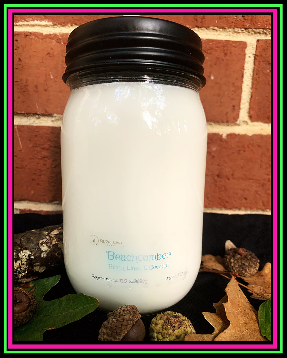 “Green Moss Kingdom”-Beachcomber Scent- Artisan Candle