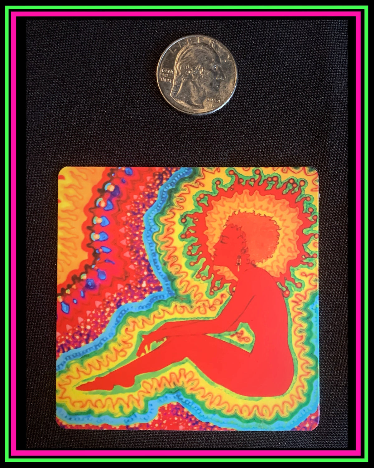 "Vibrant 2" Small Magnets