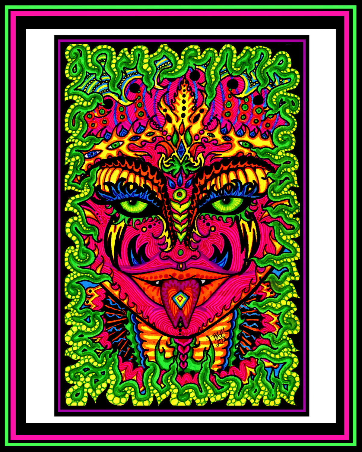 "Serpentine Ellora" Print