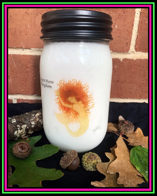 “Green Moss Kingdom”-Beachcomber Scent- Artisan Candle