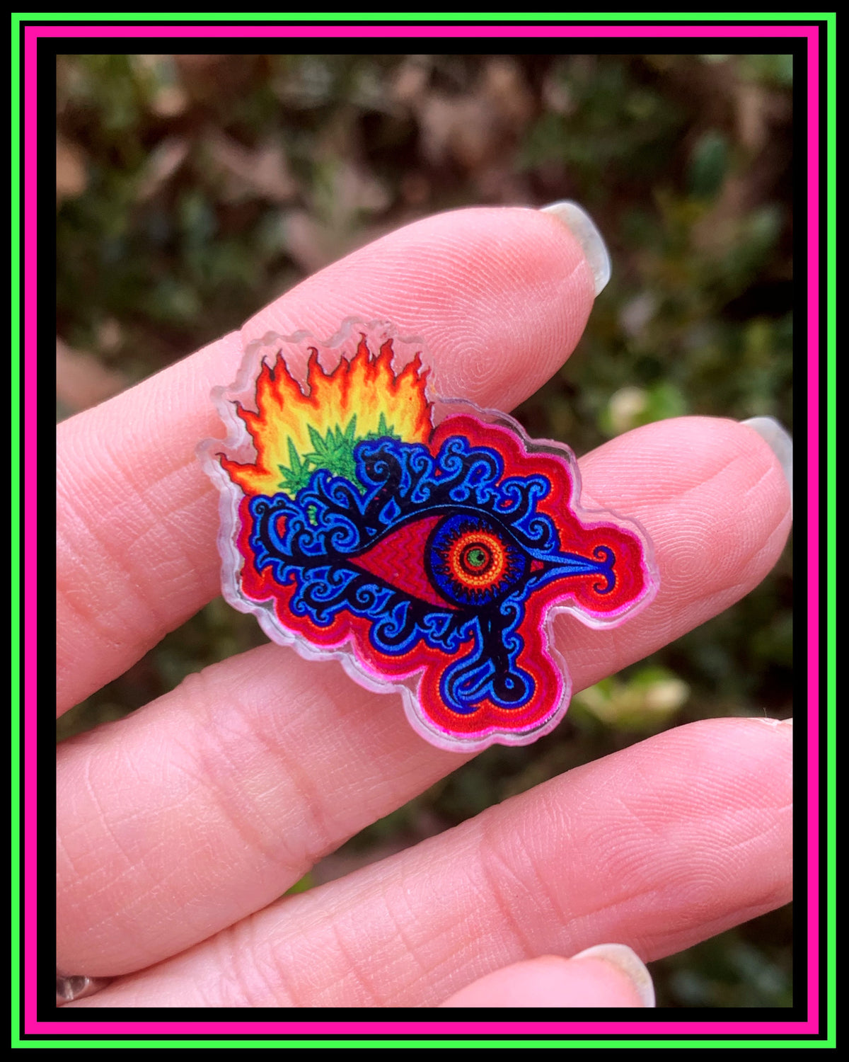 Eye Acrylic Pin