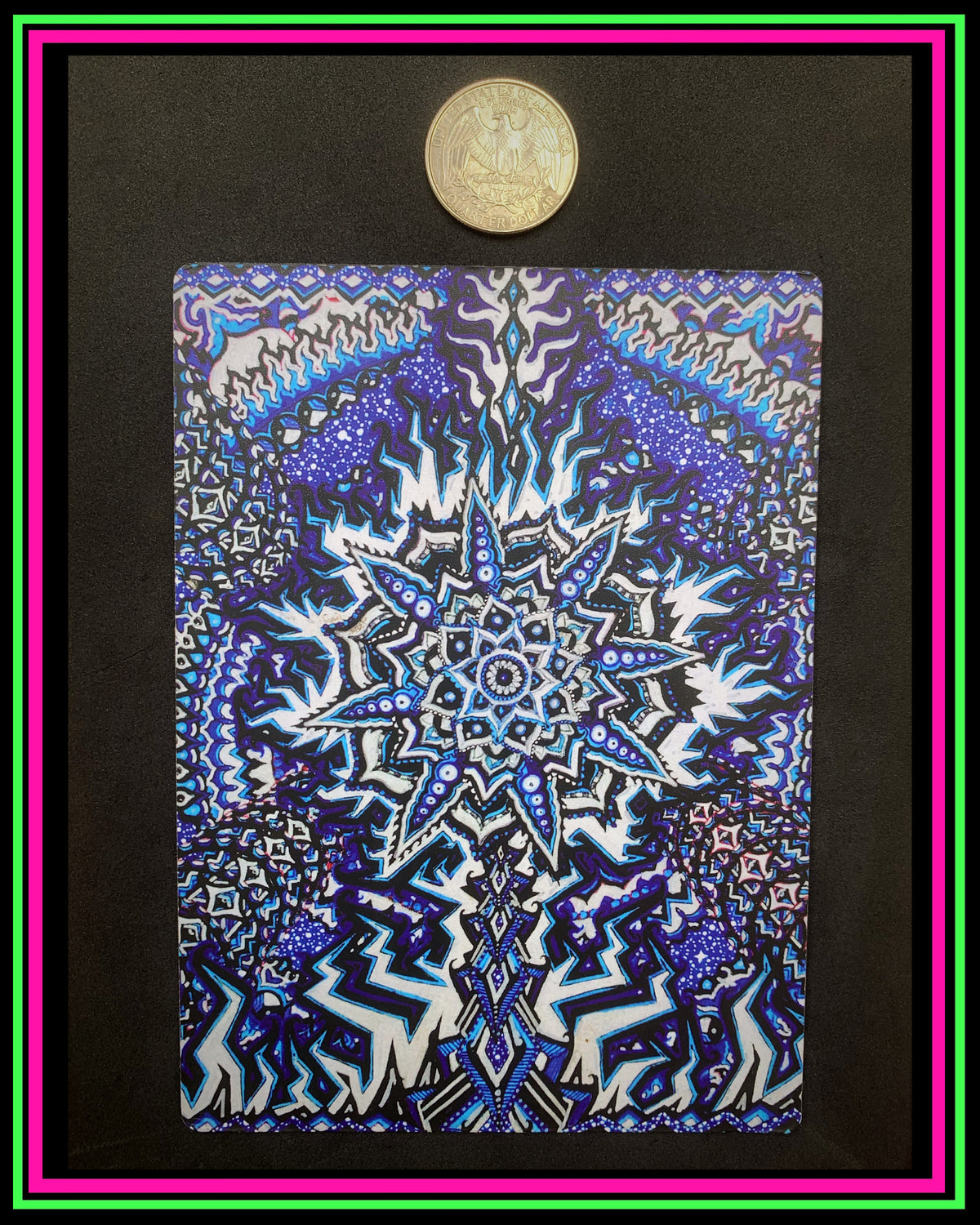 "Galactic Rivers" large magnet