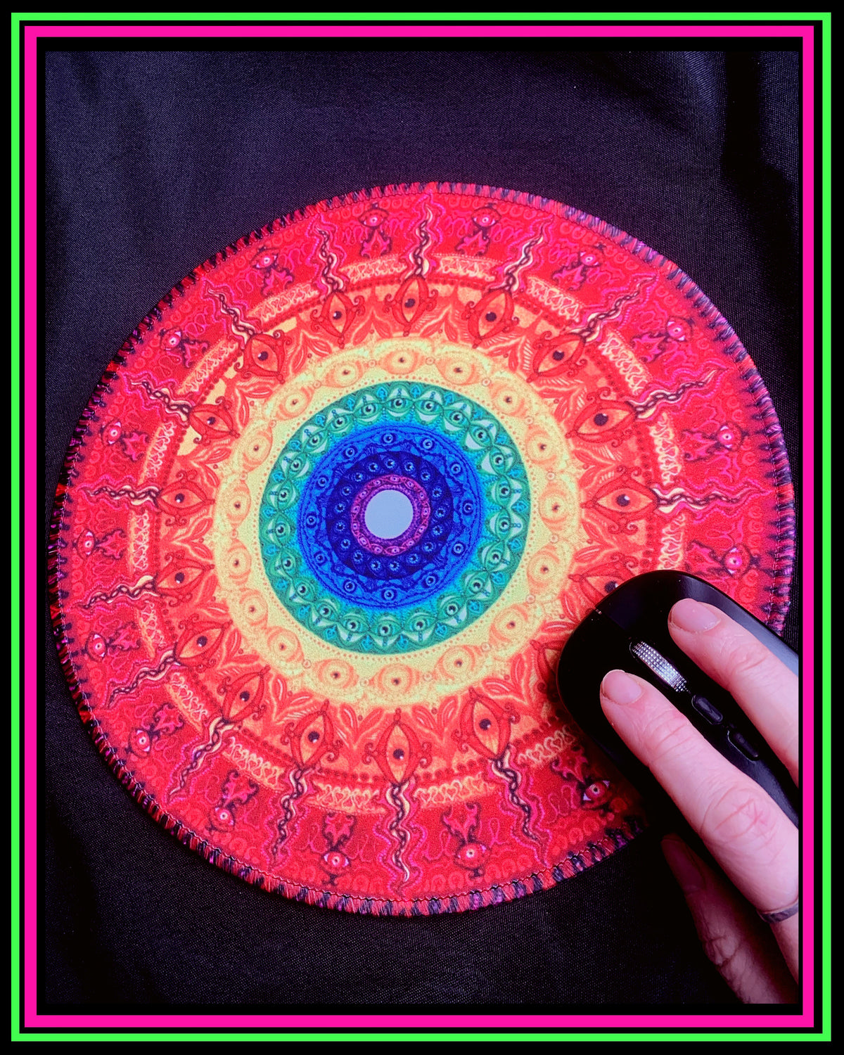 "Eye of the Chakra Storm" Mousepad