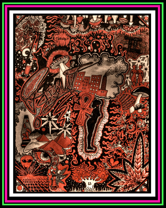 "Red Existence" Print
