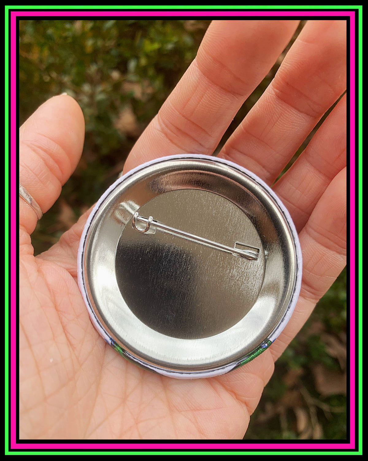 Frog Pin-On Button
