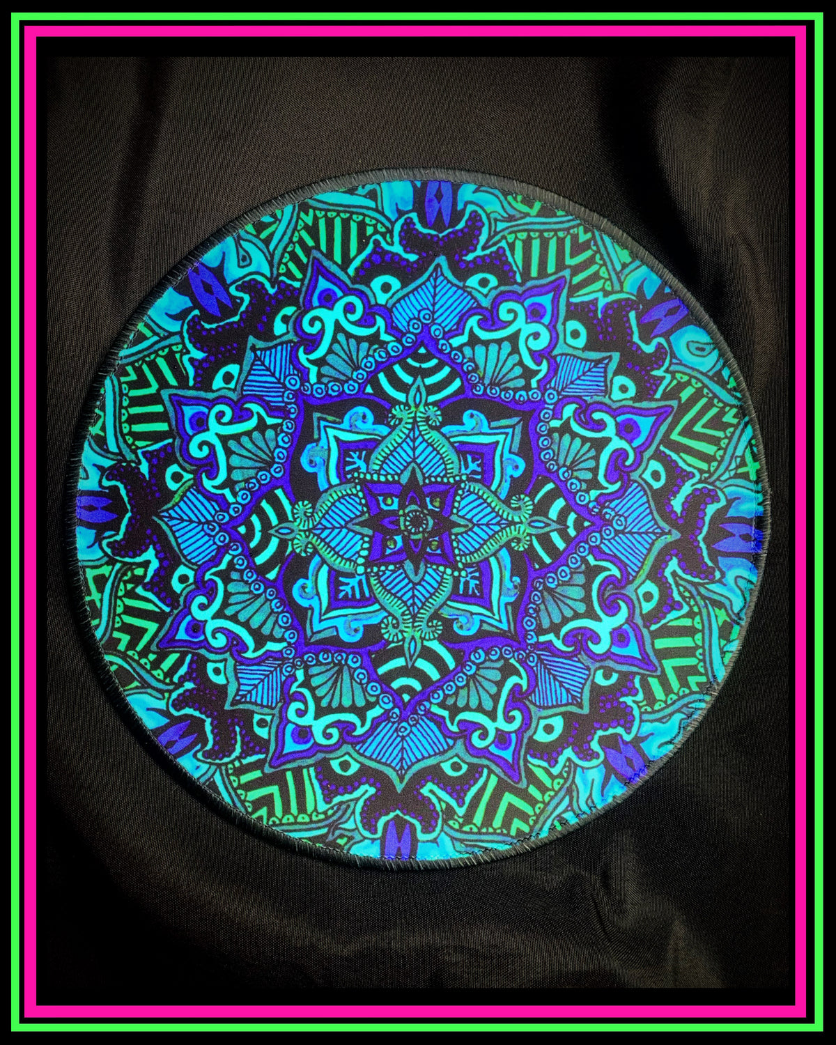 Alfombrilla de ratón "Psyformation (tono verde)"