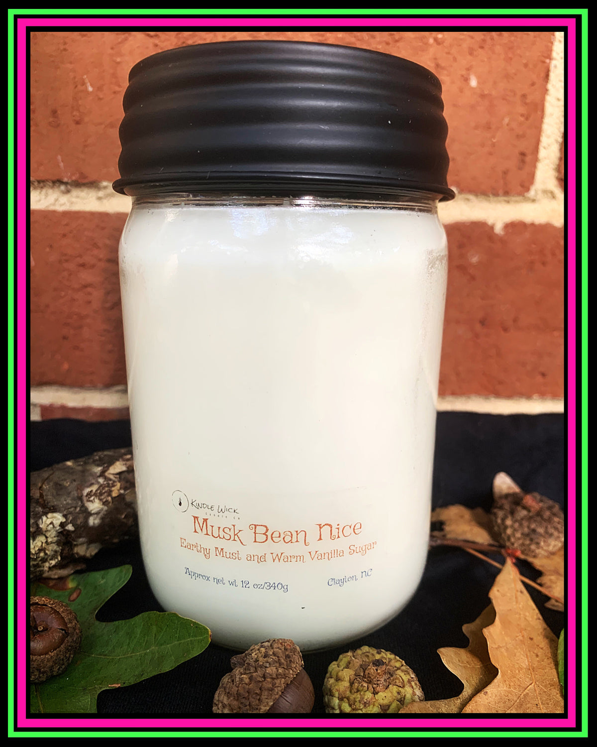 "Froggy for Mukunda"-Musk Bean Nice Scent-Artisan Candle