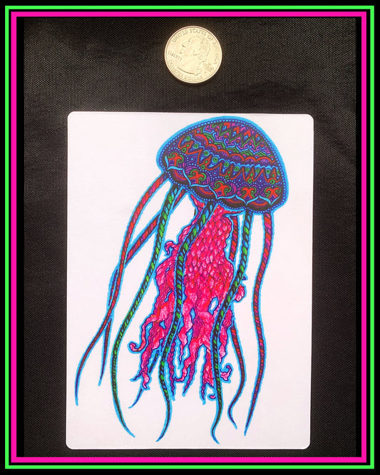 "Mr Jellyfish" Large Magnet