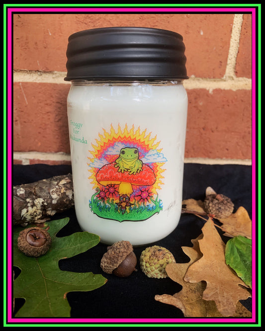 "Froggy for Mukunda"-Musk Bean Nice Scent-Artisan Candle