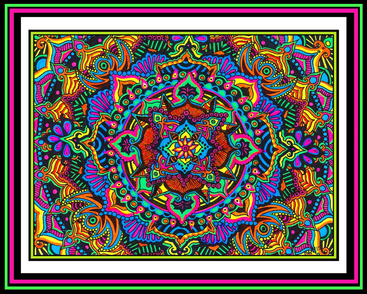 "Neon Kisses" Print