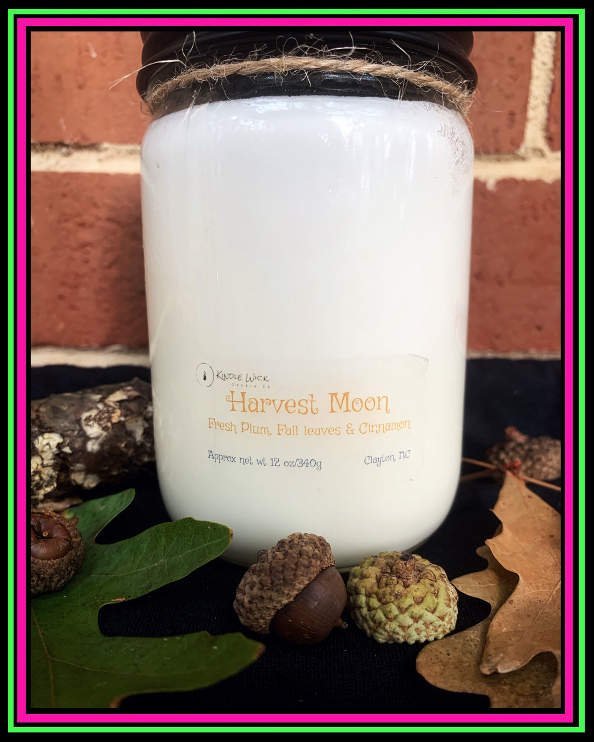 "Crow"-Harvest Moon Scent-Artisan Candle
