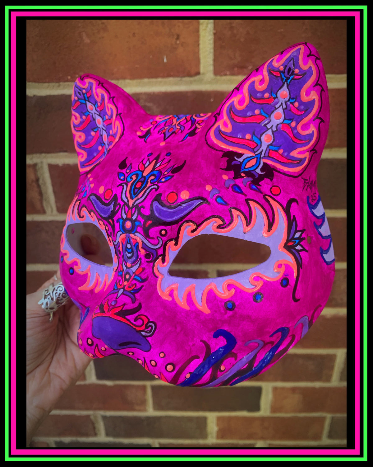 Magenta Magic Meow Mask