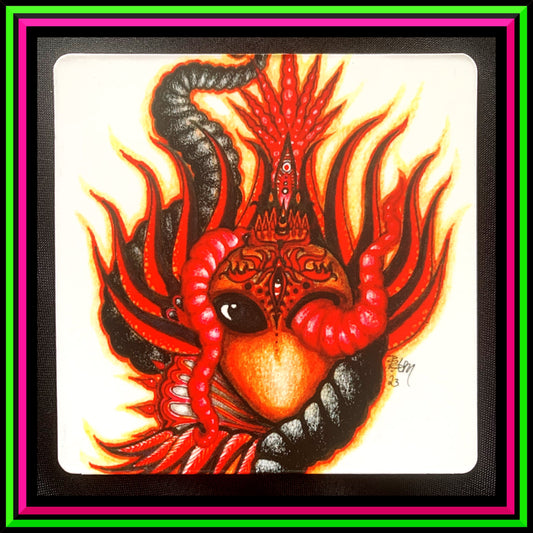 "Portesas Fteppmus" Small Magnet
