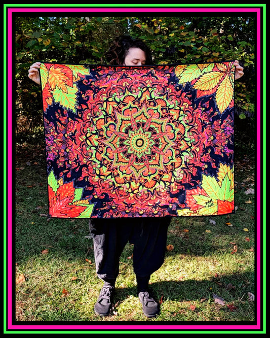"Hello My Goodbyes" UV-Reactive Tapestry