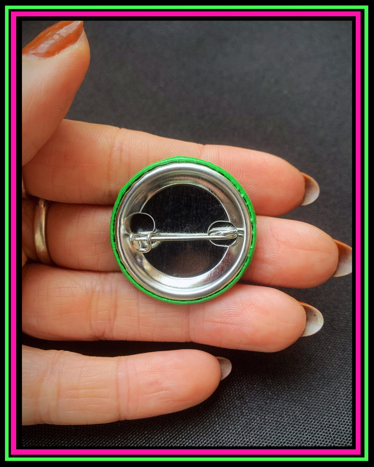 Plant Pin-On Button