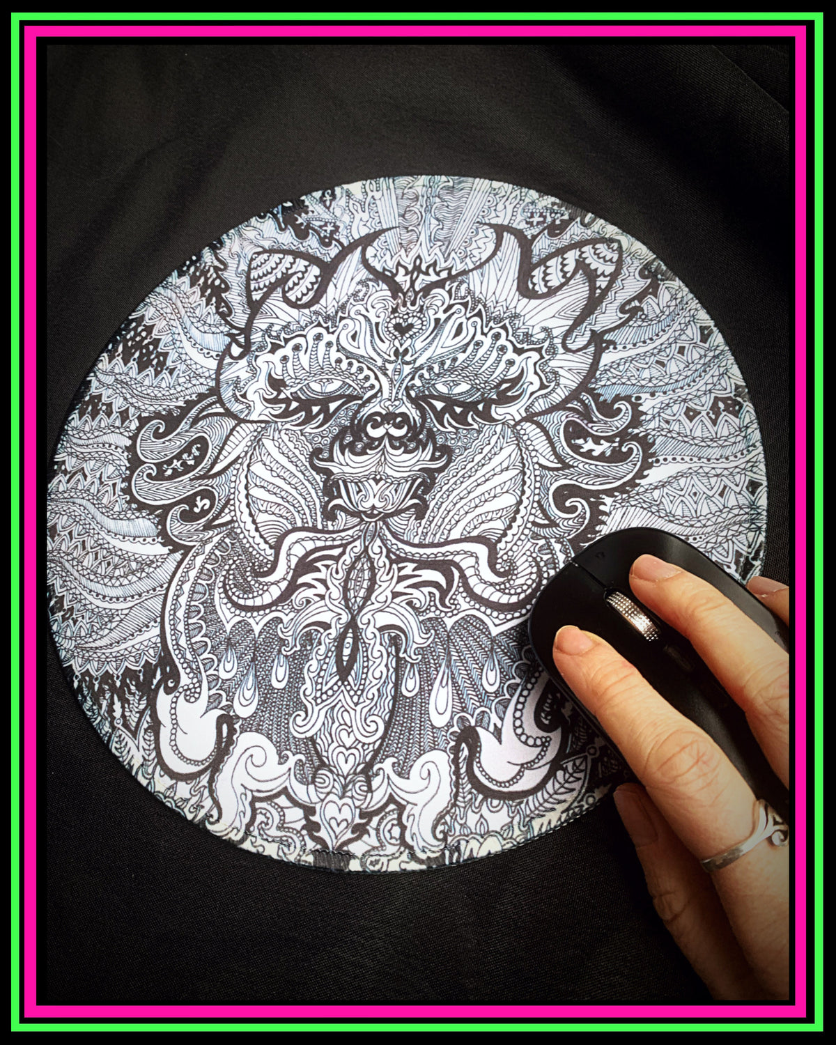 "Trippy Kitty" Mousepad