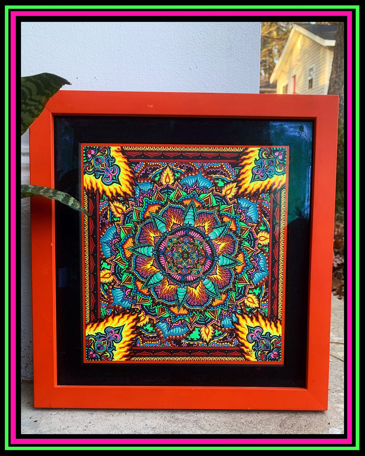 Dessin original de « Fleur de feu »