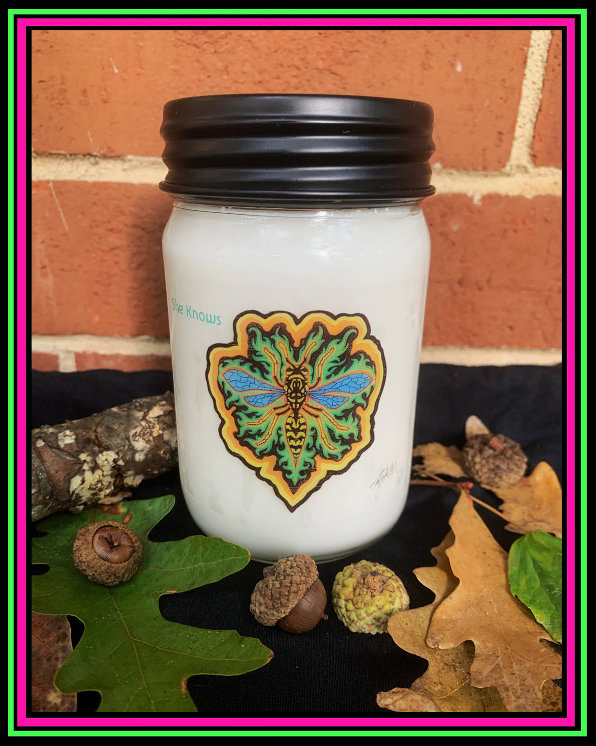 "She Knows"-Moon Beam Scent-Artisan Candle