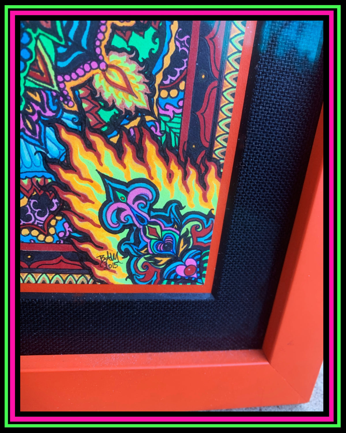 Dessin original de « Fleur de feu »