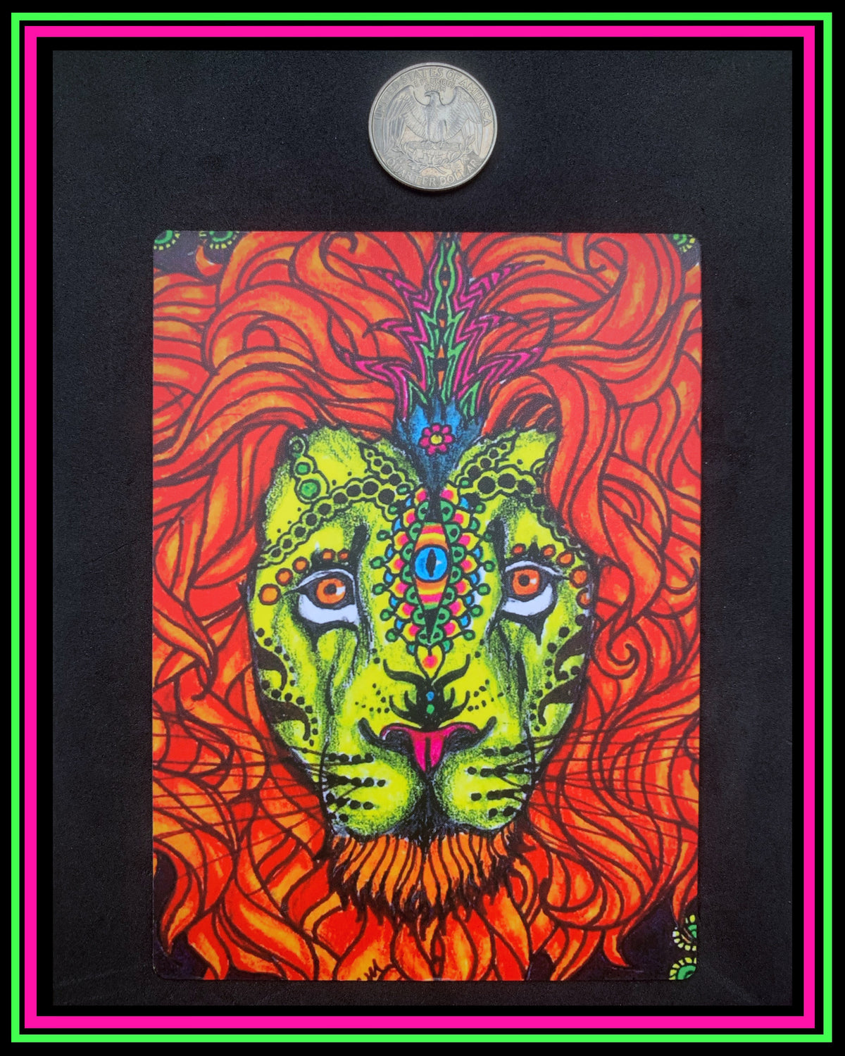 "Leo" large magnet