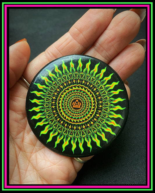 Botón de pin-on de mandala