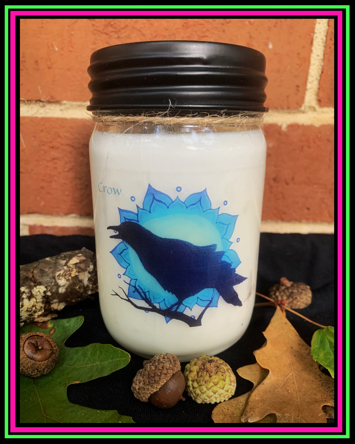 "Crow"-Harvest Moon Scent-Artisan Candle