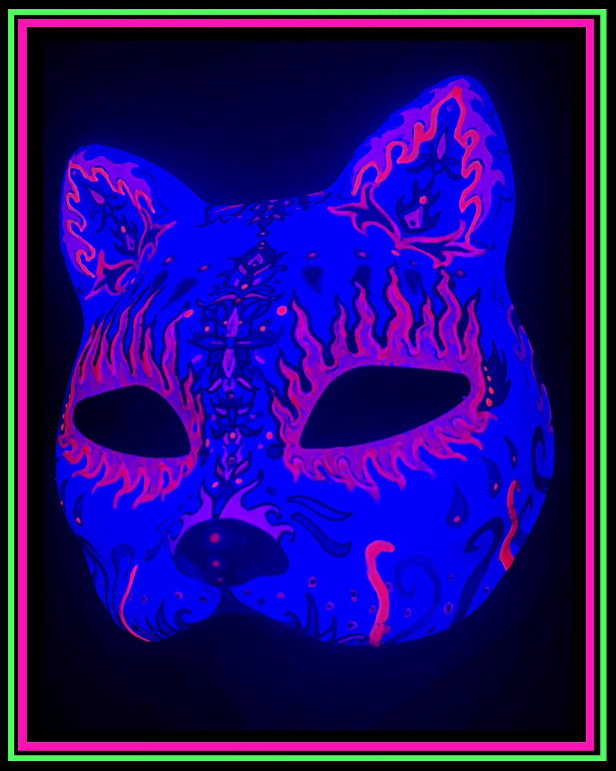 Blue Magic Meow Mask