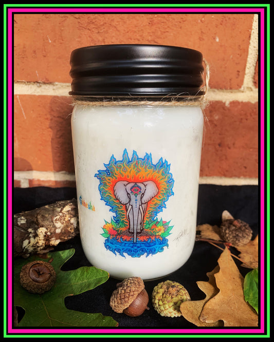 "Ganesha"-Sensual Dreams Scent-Artisan Candle