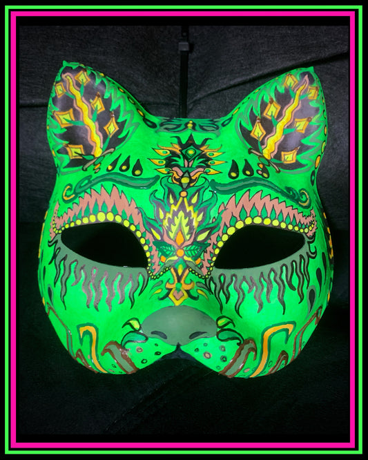 Green Magic Meow Mask