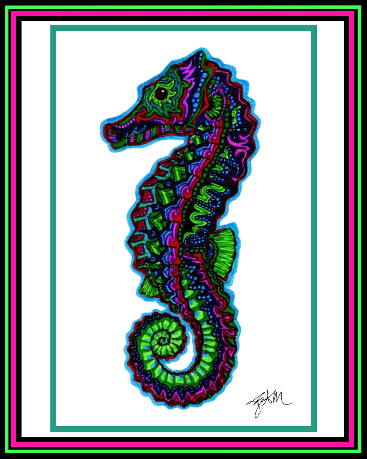 "Mr. Seahorse" Print