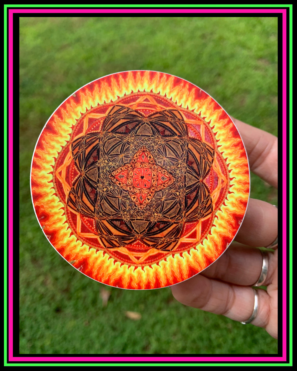 "Hail to my African Sun" vinyl sticker