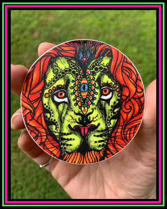 "Leo" vinyl sticker