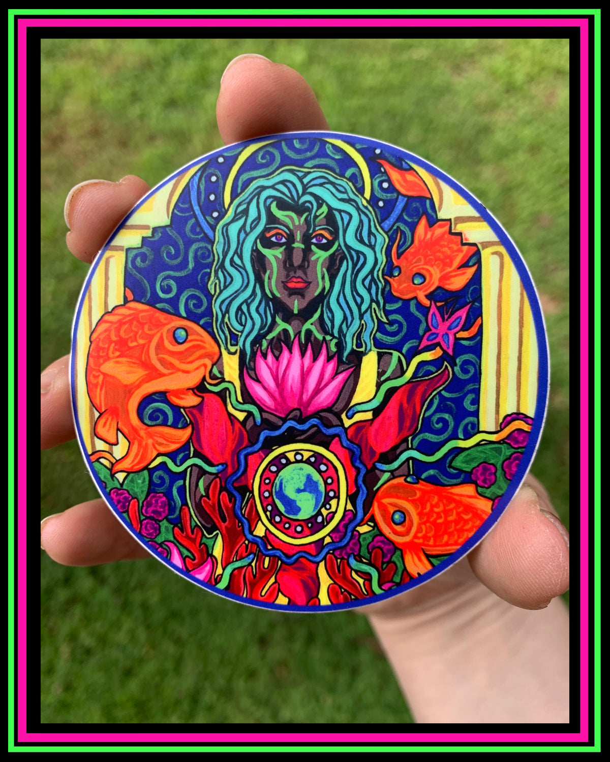 "Pisces" vinyl sticker