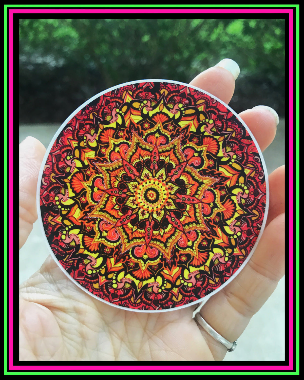 "Hello My Goodbyes" vinyl sticker