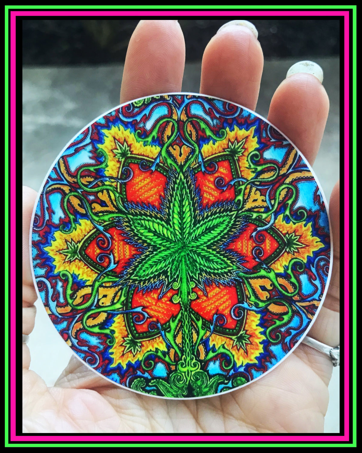"Herbal Cure" vinyl sticker