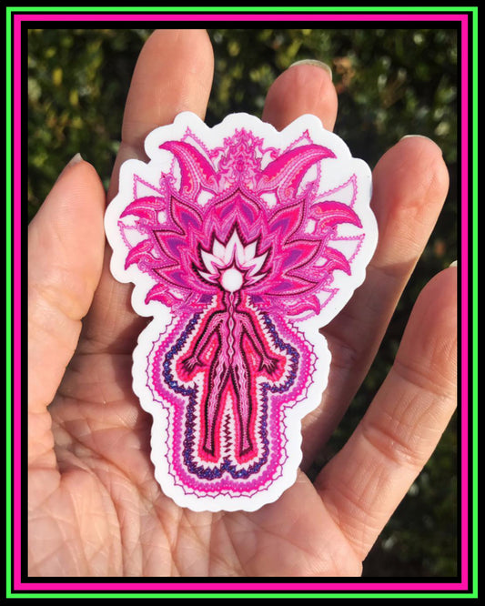 “Crown Chakra” vinyl sticker