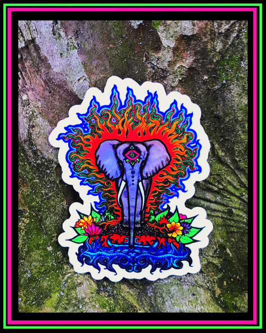 "Elephant" vinyl sticker
