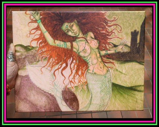 "Green Moss Kingdom" Canvas Print