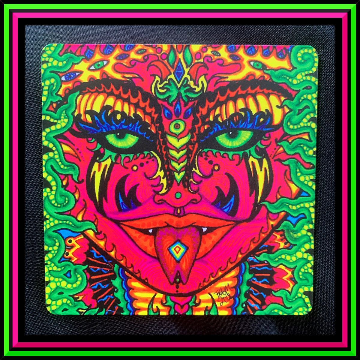 "Serpentine Ellora" Small Magnet