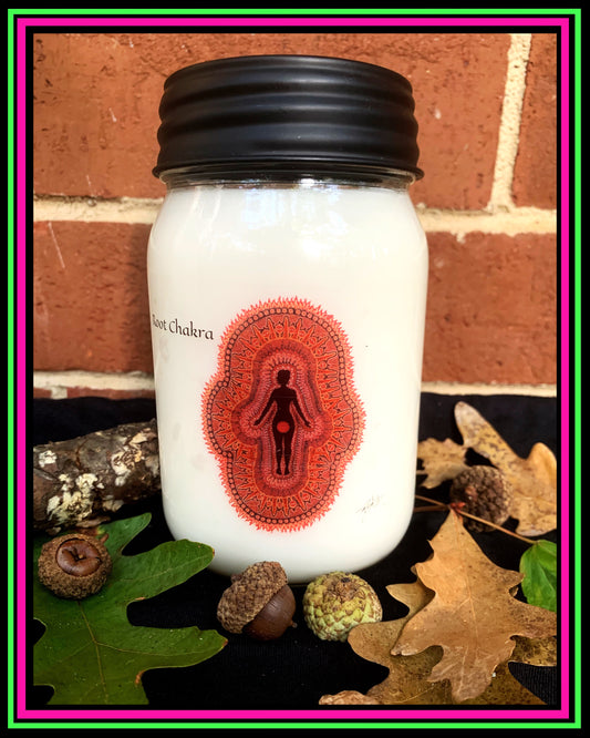 "Root Chakra"-Spiced Embers Scent-Artisan Candle